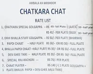 Chatkara menu 1