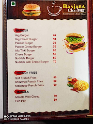 Banjara Chai Theka menu 1