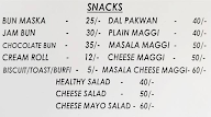 Irani Corner menu 2