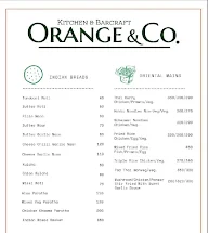 Orange and co menu 4