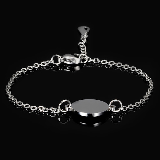Title 4, Simple all-match titanium steel bracelet, a ver...