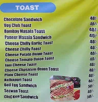 Sarthak Sandwich menu 1