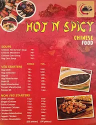 Hot N Spicy menu 2