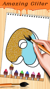 Glitter Letter Coloring Book 1.0 APK + Mod (Unlimited money) إلى عن على ذكري المظهر