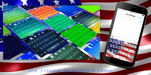 USA Freedom GO Keyboard Theme