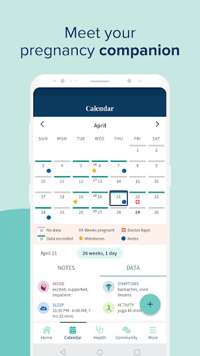 Screenshot Ovia Pregnancy & Baby Tracker