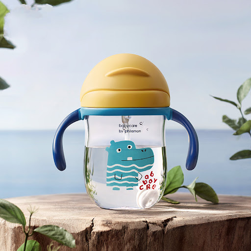 Title 5, Baby drinking cup dual-use anti-choke with hand...