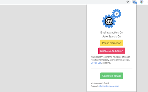 Email extract - การสกัดอีเมล