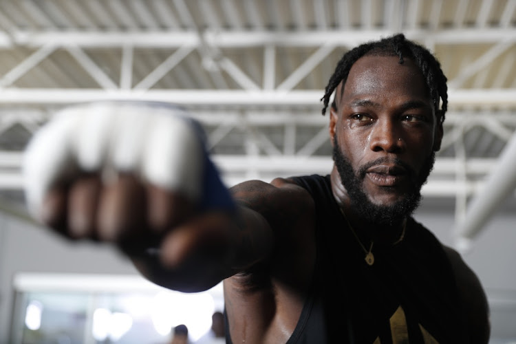 Heavyweight boxer Deontay Wilder.