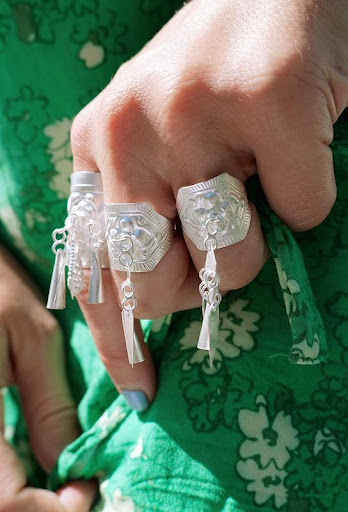 Title 17, Guizhou Miao Handmade Silver Ring New Chinese E...