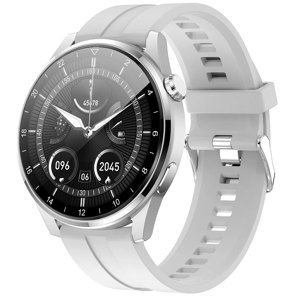 Smartwatch com NFC Pagamento Offline e Monitoramento Glicêmico Não Invasivo Chamadas Recebe Notificações