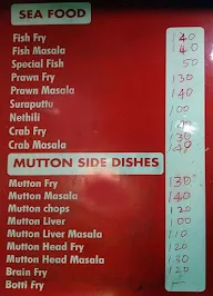 Arul Chettinadu Hotel menu 2