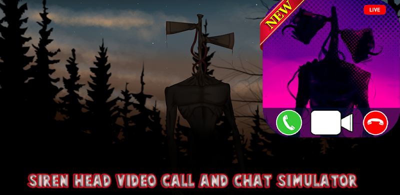 siren head video call & chat simulator prank 2020