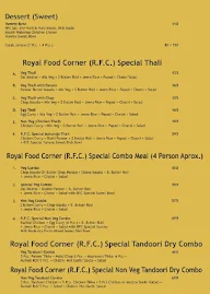 Royal Food Corner menu 4