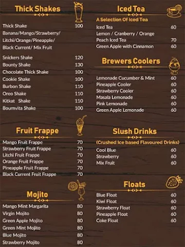 Brewers - The Coffee Bar menu 