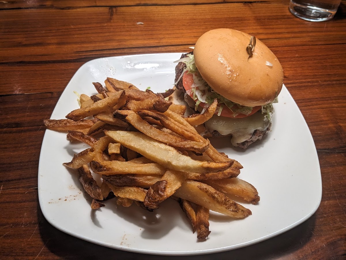 Gluten-Free Fries at Burtons Grill & Bar