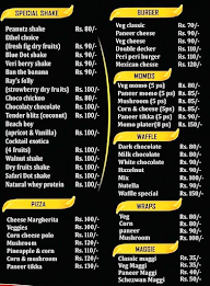 Kavin Star Falooda menu 1