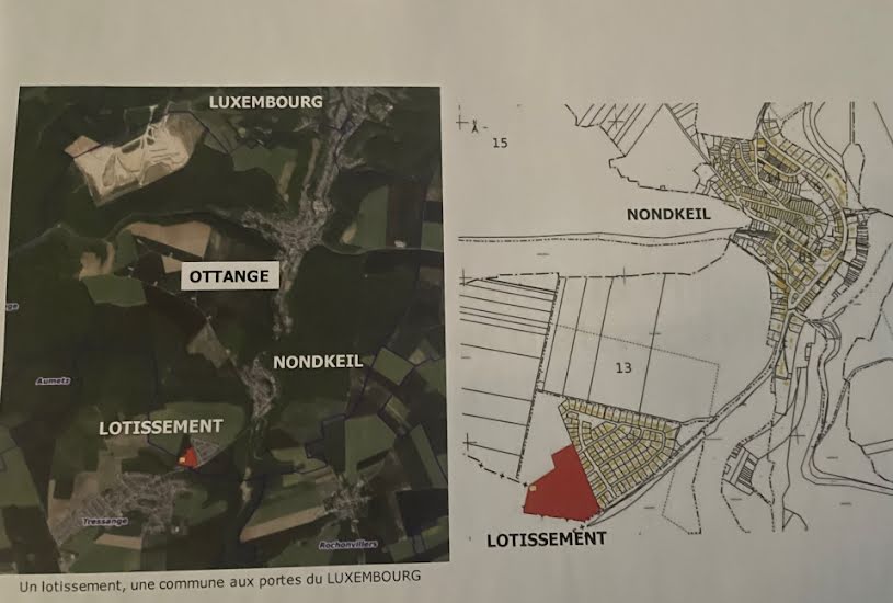  Vente Terrain à bâtir - 220m² à Ottange (57840) 