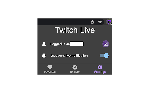 Twitch Live Extension