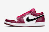 air jordan 1 low noble red/white/black