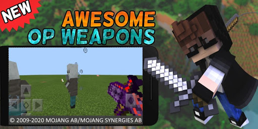 Over Powered Weapons Mod for MCPE [OP Tools] - v1