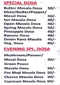 Shri Devi Canteen menu 3