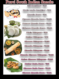 Pravi South Indian Snacks menu 1