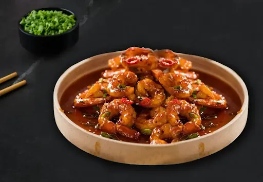 Prawns In Hot Garlic Sauce