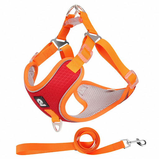 Title 2, Breathable Pet Harness Adjustable Leash ensures...