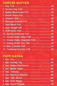 Hariyogi Live Food menu 2