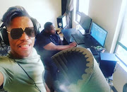 Somizi recorded with Heavy K this week.