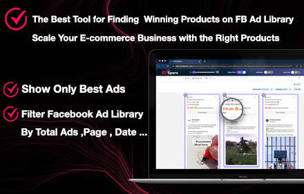 AdSparo - AdLibrary Ad Finder & Ad spy Tool small promo image