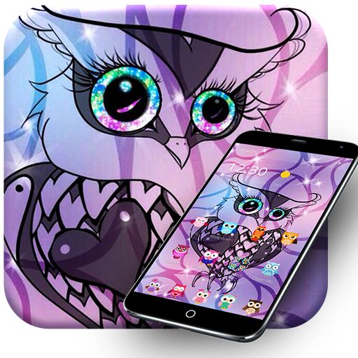 Magic Sparkle Owl Lucky Theme
