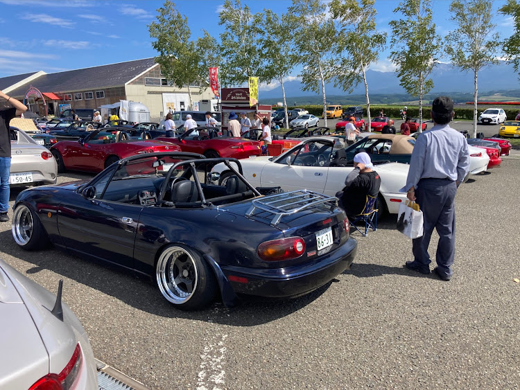ロードスターの富良野ミーティング・北海道ツーリング・ガソリンスタンドやばい・上富良野に関するカスタム事例の投稿画像5枚目