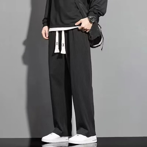 Title 8, Mens Summer Thin Loose Straight Casual Trouser...