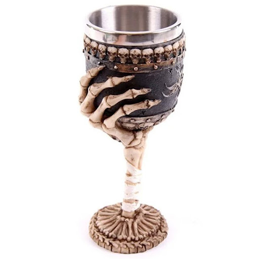 Title 4, Creative Home Furnishing Wine Goblet with Skull...