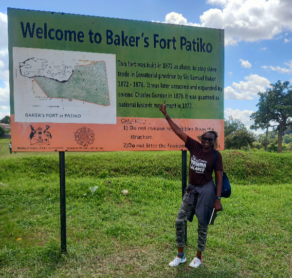 Patricia Osman at Fort Patiko also known as Baker"s Fort