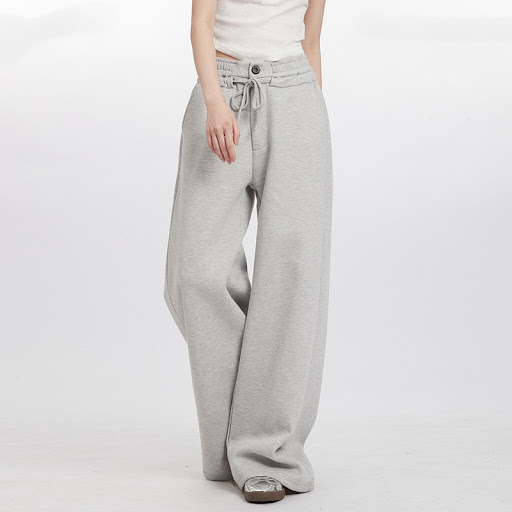 Title 5, Sports trousers with elasticated waist, wide le...
