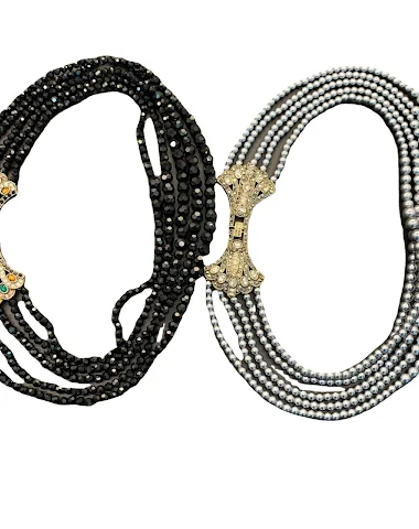 Trendy ketting met overdreven ronde - 3