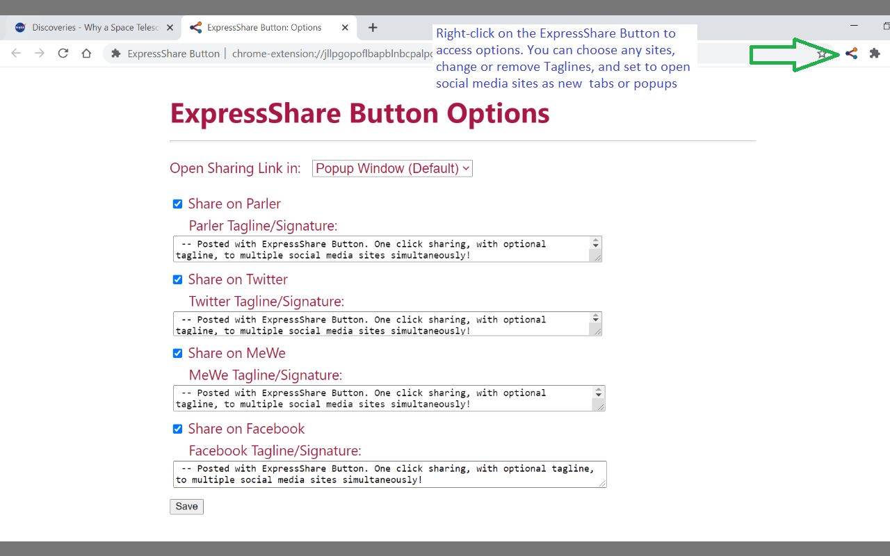 ExpressShare Button Preview image 3