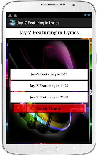 Jay-Z featuring songs lyrics