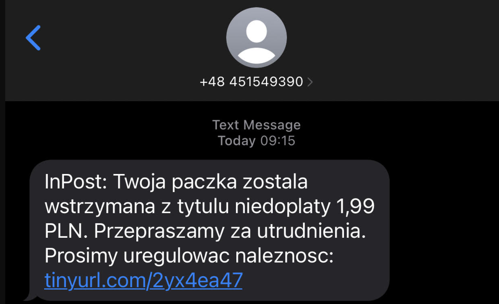 Fałszywe sms-y