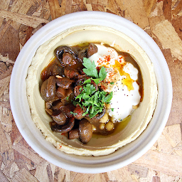 Mushroom Hummus Bowl