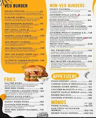 The Burger Company menu 1