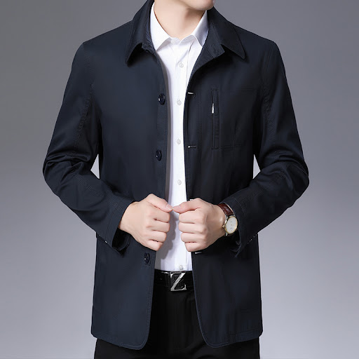 Title 5, Mens Jacket Middle-aged Windbreaker Jacket