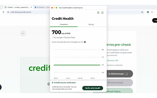 Credifi Secure Verification screenshot 2