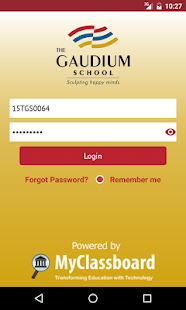 The Gaudium Parent Portal - náhled