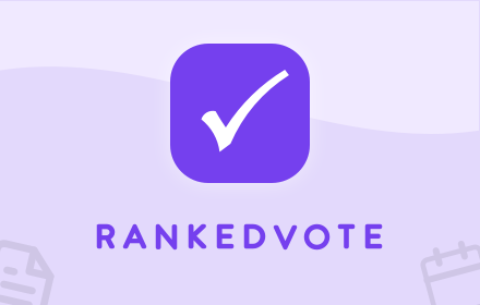 RankedVote for Google Sheets small promo image