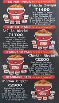 SS Hyderabad Biryani menu 1