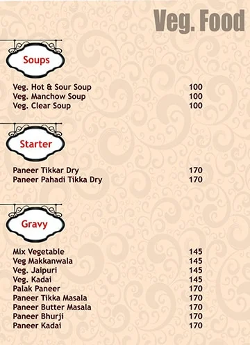 Yummy Food Corner menu 